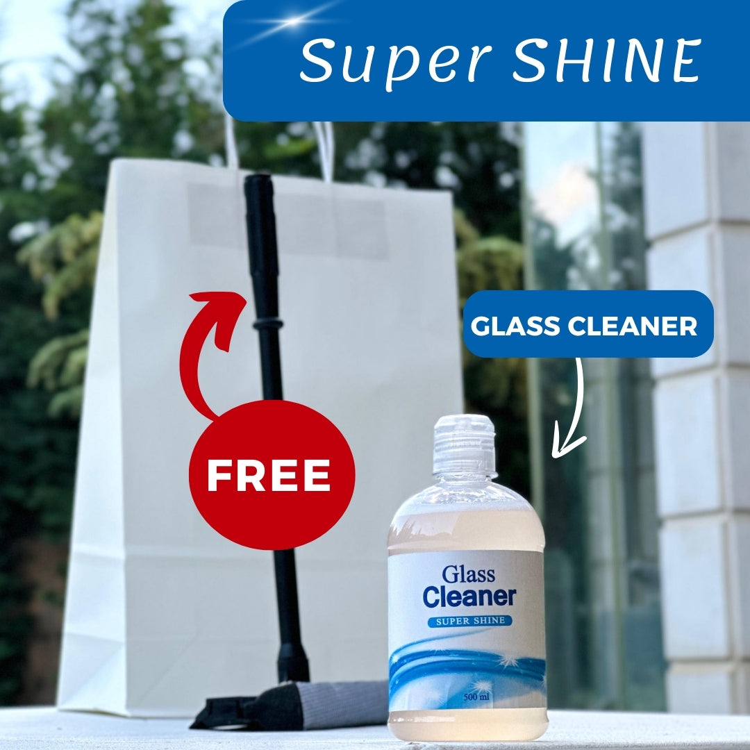 Glass Cleaner + Glass Wiper Free